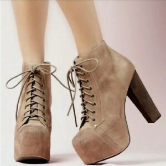 JEFFREY CAMPBELL LITA TAUPE 9.5 - Picture 2 of 11